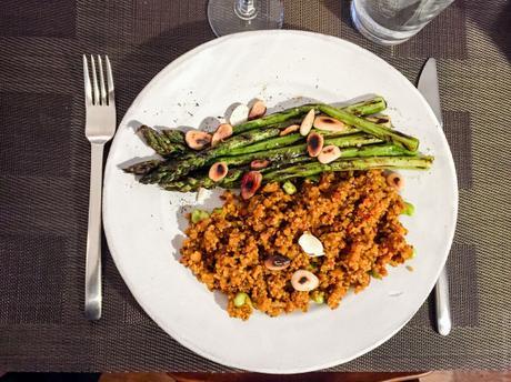 Lutsubo Express – Asperges grillées et Quinoa « Alicante » Lutsubo Express – Asperges grillées et Quinoa « Alicante »