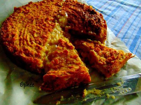 Tarte de lentilles rouges