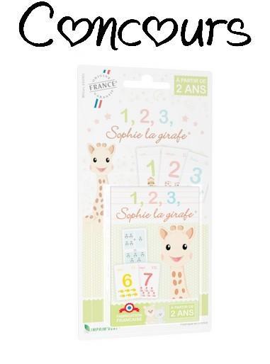 1,2,3 Sophie la girafe + CONCOURS