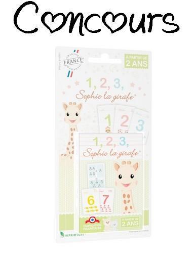 1,2,3 Sophie la girafe + CONCOURS 1,2,3 Sophie la girafe + CONCOURS