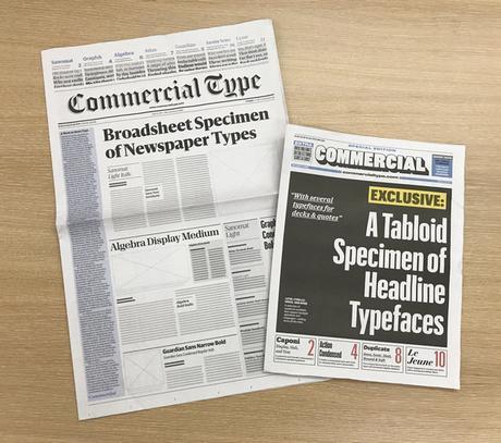 Un journal très typographique