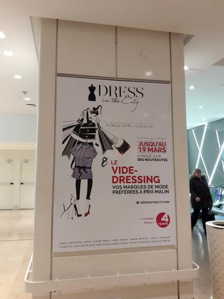 Dress in the City vide dressing shopping occasion centre commercial les 4 temps la défense