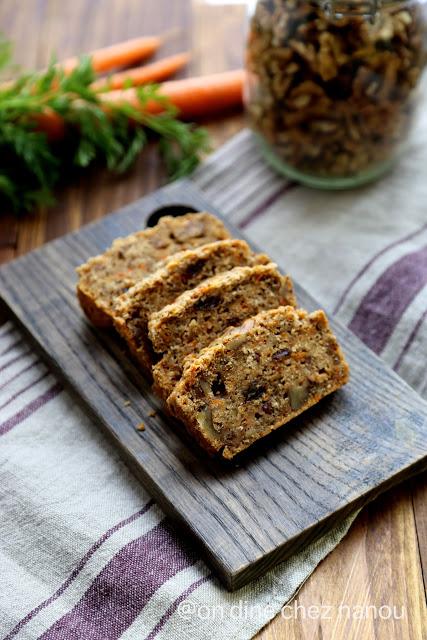 Carrot cake sans oeufs et sans blé