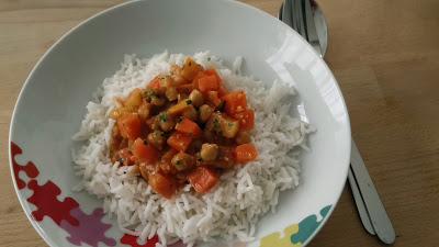 Curry de carottes & pois chiches