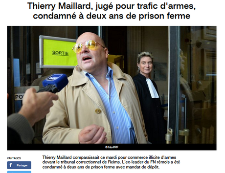 #Reims : #MLP fuit devant l’ennemi (le peuple) en compagnie d’un trafiquant d’armes)