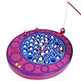SGILE Jouet de Pêche Lumineux Électrique Musical Coloré Magnétique Éducatif