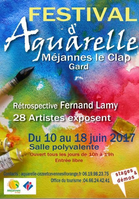 3ème Festival d’aquarelle de Méjannes-le-Clap (Gard)