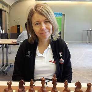 Pia Cramling, échiquier n°1 de l'équipe de Monaco au Top 12 féminin - Photo © Chess & Strategy