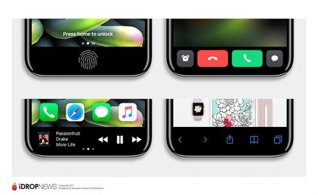 iPhone 8 : un concept axé sur la « zone de fonction »