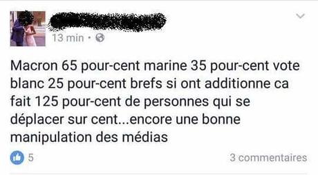 Macron n'a pas gagnier