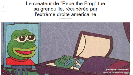 Mort de Pepe The Frog : le symbole du fiasco des fachos