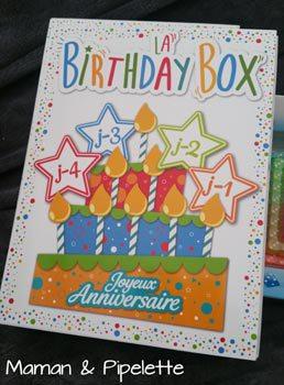 La birthday box, tic tac c’est bientôt ton anniversaire