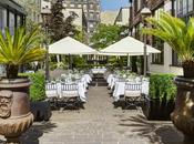 terrasse 1500m2 l’hôtel Jardins Marais passe l’heure d’été