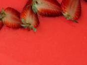 Entremets fraises vanille