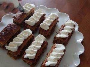 Millefeuille praliné Cliquer sur les photographies pour les agrandir
