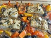 Cabillaud tomates olives, parfumé l’orange