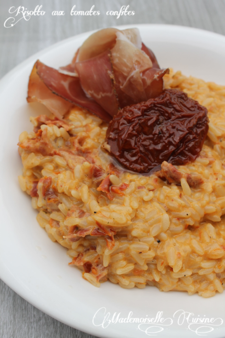 Risotto aux tomates confites