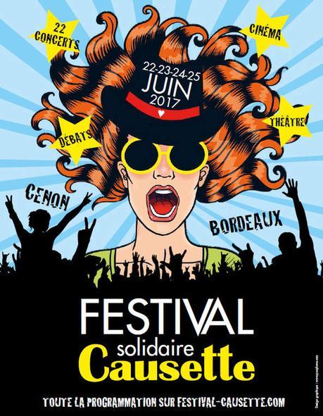  Festival Causette, du 22 au 25 Juin à Bordeaux avec Cléa Vincent, Yelle, Sônge, Sexy Sushi, Corine, Airnadette...