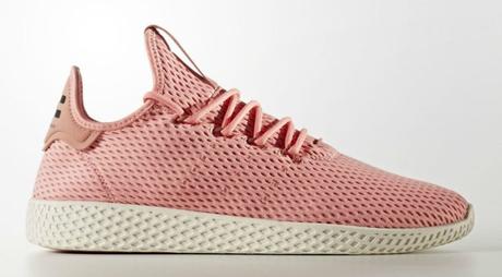 Pharrell x Adidas Tennis HU Coral présentée dans 8 nouveaux