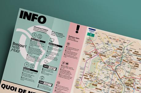 L'agence Be Dandy imagine avec amour le nouveau plan touristique de Paris pour la RATP