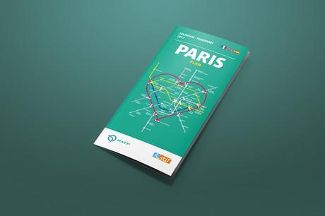 L'agence Be Dandy imagine avec amour le nouveau plan touristique de Paris pour la RATP