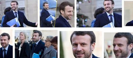 La barbe d'Emmanuel Macron