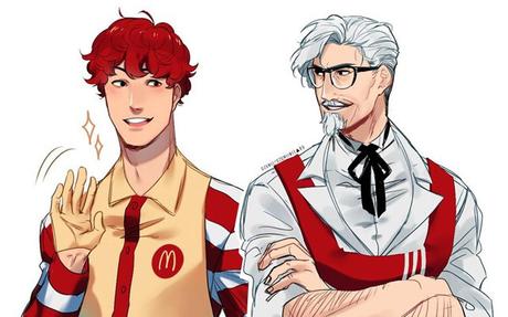 Les logos des fast-food en version Manga