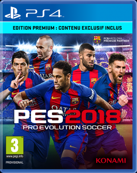 PES 2018 sera disponible le 14 septembre prochain