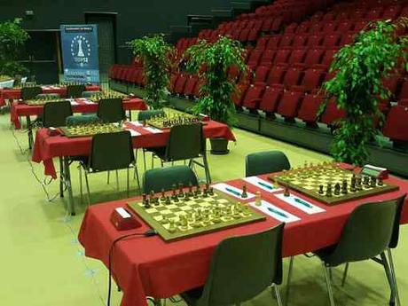 Le lieu des rencontres du top 12 d'échecs à Chartres - Photo © FFE