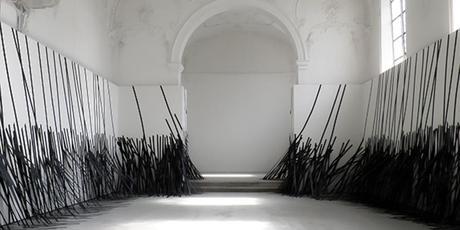 Monika Grzymala, Raumzeichnung, Solitär, art, art contemporain, installation, exposition, sculpture
