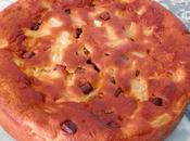 Gâteau fromage blanc, ananas chunks chocolats