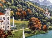 Carte postale ancienne: château Berg, chapelle votive, steamer Starnbergersee Alpes
