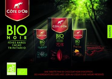 Côte d'Or lance sa gamme de chocolats noirs bio