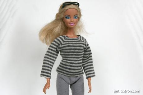 Nouveau patron pour Barbie : le sweat manches raglan