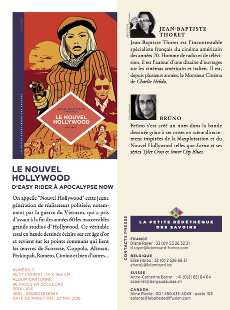 Le Nouvel Hollywood en BD par Jean-Baptiste Thoret et Brüno