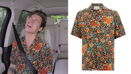 STYLE : Harry Style and James Corden in Gucci for their carpool karaoke session