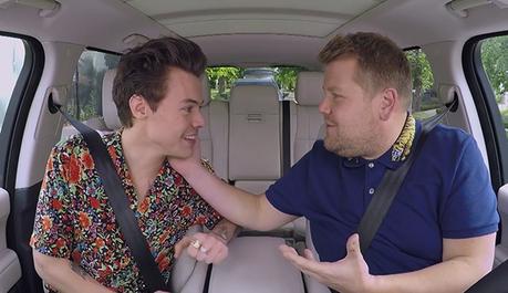 STYLE : Harry Style and James Corden in Gucci for their carpool karaoke session