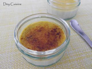 Crème brûlée à la pistache