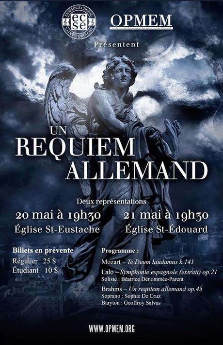 La bohème en clôture de saison à l’Opéra de Montréal et le Requiem allemand de Brahms par l’Orchestre philarmonique des musiciens de Montréal