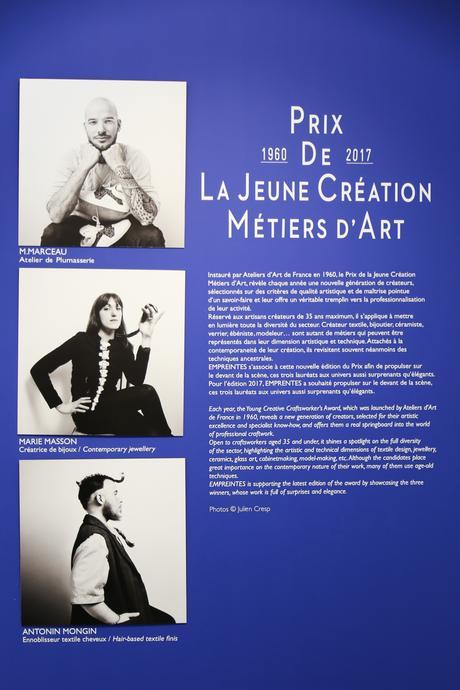 Découvrez le travail des trois lauréats du Prix de la Jeune Création Métiers d'Art 2017 dans l'exposition qui leur est dédiée chez EMPREINTES.