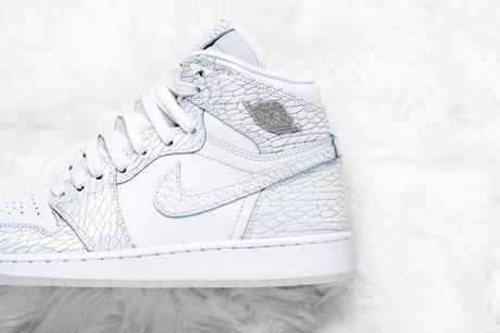 Air Jordan 1 Heiress White Pure Platinum