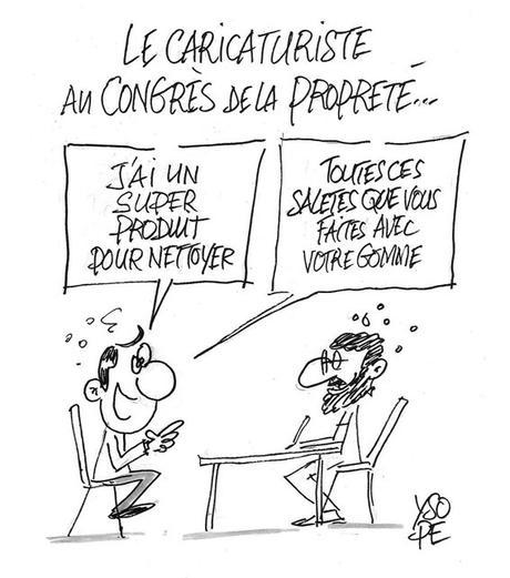 Prestation caricatures congrès propreté