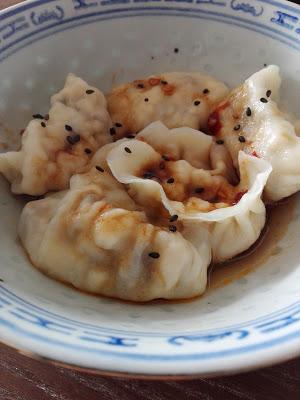Jiaozi au shiitake et tofu 香菇豆腐饺