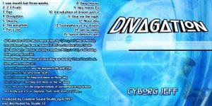 Pochette de la 3° édition de l'album Divagation de Cyborg Jeff, 2003