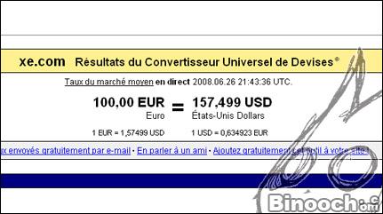 Besoin convertir devises Google votre