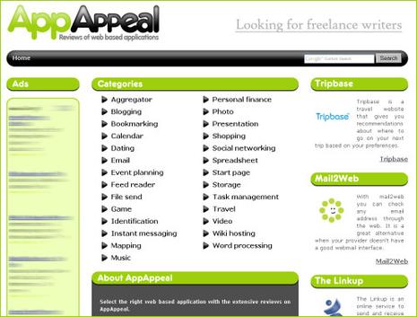 AppAppeal, votre annuaire d'applications Web