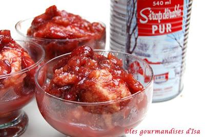 Grands-pères aux fraises et sirop d'érable