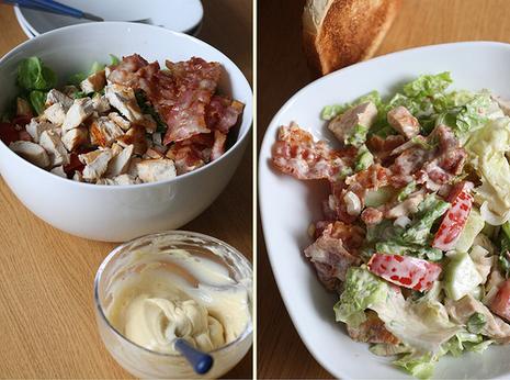 Salade de poulet au bacon & à la mayo