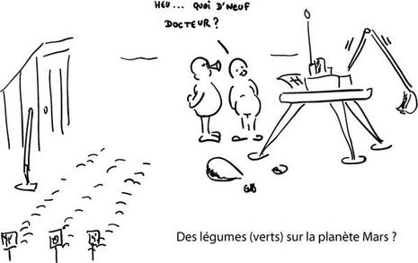 Des légumes (verts) sur la planète Mars ?
