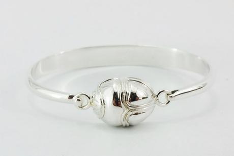 bracelet scarabé argent 925